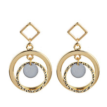 Load image into Gallery viewer, Exaggeration Earrings Big Round Circle