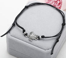 Load image into Gallery viewer, Summer Beach Turtle Shaped Charm Rope String Anklets