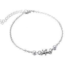 Load image into Gallery viewer, Silver Plated Hollow Plum Flowers Bangle