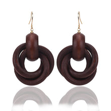 Load image into Gallery viewer, Wooden Earrings