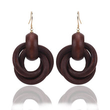 Load image into Gallery viewer, Wooden Earrings