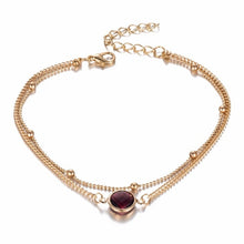 Load image into Gallery viewer, Boho Opal Female Anklets Bangle