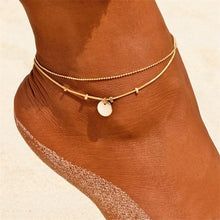 Load image into Gallery viewer, Boho Opal Female Anklets Bangle