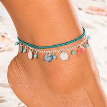 Load image into Gallery viewer, Boho Opal Female Anklets Bangle