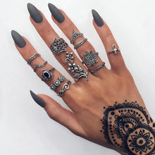 Load image into Gallery viewer, 11pcs/Set Vintage Punk Ring
