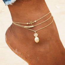 Load image into Gallery viewer, Vintage Boho Multi Layer Beads Anklets