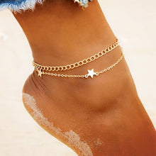Load image into Gallery viewer, Trendy Double Layer Star Pendant Bangle