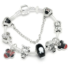 Load image into Gallery viewer, Silver Charm Bracelet