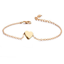 Load image into Gallery viewer, Simple Heart Anklets Bangle