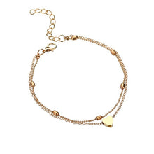 Load image into Gallery viewer, Simple Heart Female Anklets Bangle