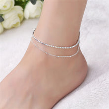 Load image into Gallery viewer, Gold Silver Color Anklet Bangle