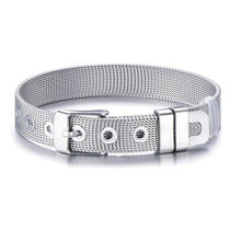 Load image into Gallery viewer, Fashion Hot Stainless Steel Charm Mesh Bracelet Set Anchor Double Heart Charm Pandora Bracelet & Bangle for Women Lover Gift