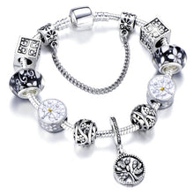 Load image into Gallery viewer, New Silver Color Tree of Life Charm Bracelet