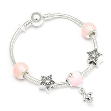 Load image into Gallery viewer, Queen Silver Charms Bracelet & Bangles With Queen Crown
