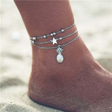 Load image into Gallery viewer, Bohemian Colorful Turkish Eyes Anklets