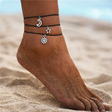 Load image into Gallery viewer, Bohemian Colorful Turkish Eyes Anklets