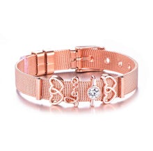 Load image into Gallery viewer, Stainless Steel Wire Mesh Bracelet