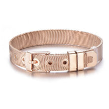 Load image into Gallery viewer, Stainless Steel Wire Mesh Bracelet