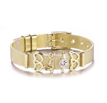 Load image into Gallery viewer, Stainless Steel Wire Mesh Bracelet