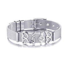Load image into Gallery viewer, Stainless Steel Wire Mesh Bracelet