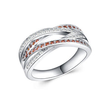Load image into Gallery viewer, Silver Endless Beauty Twisting Zircon Pandora Ring