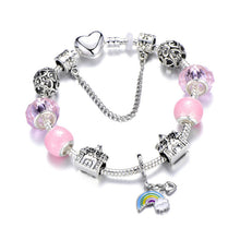 Load image into Gallery viewer, Silver Color Mickey Charm Bracelet