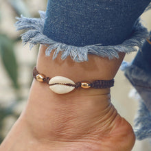 Load image into Gallery viewer, Fashion Colorful Beads Cowrie Shell Anklet