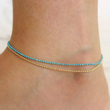 Load image into Gallery viewer, Fashion Colorful Beads Cowrie Shell Anklet