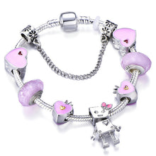 Load image into Gallery viewer, Mickey Minnie Charms Bracelet
