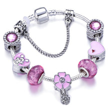 Load image into Gallery viewer, Mickey Minnie Charms Bracelet