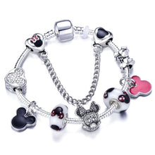 Load image into Gallery viewer, Mickey Minnie Charms Bracelet