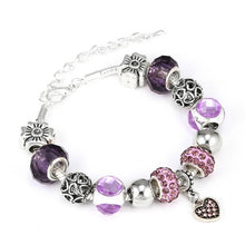 Load image into Gallery viewer, Silver Color Charm Bracelets