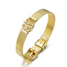 Load image into Gallery viewer, Rose Gold Color Stainless Steel  Bracelet