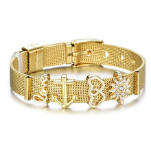 Load image into Gallery viewer, Fashion Love Heart Stainless Steel Mesh Bracelet