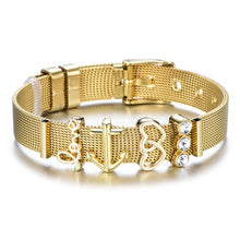 Load image into Gallery viewer, Fashion Love Heart Stainless Steel Mesh Bracelet