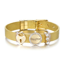 Load image into Gallery viewer, Rose Gold Stainless Steel Family Bracelet