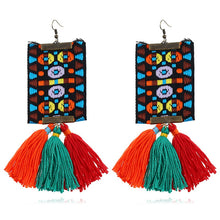 Load image into Gallery viewer, Wind Creative Manual Embroidery Weave Earrings