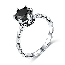 Load image into Gallery viewer, Silver Daisy Flower & Infinity Love Pave Finger Pandora Ring