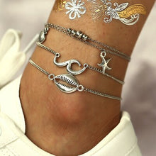 Load image into Gallery viewer, Fashion Multi Layers Elephant Anklets