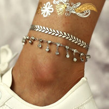 Load image into Gallery viewer, Fashion Multi Layers Elephant Anklets