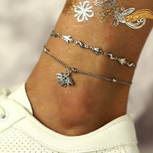 Load image into Gallery viewer, Fashion Multi Layers Elephant Anklets