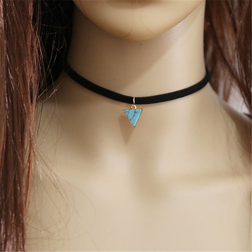 Triangle Detailed Rope Choker