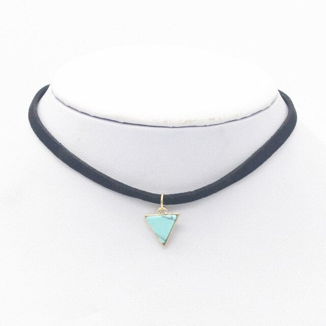 Triangle Detailed Rope Choker