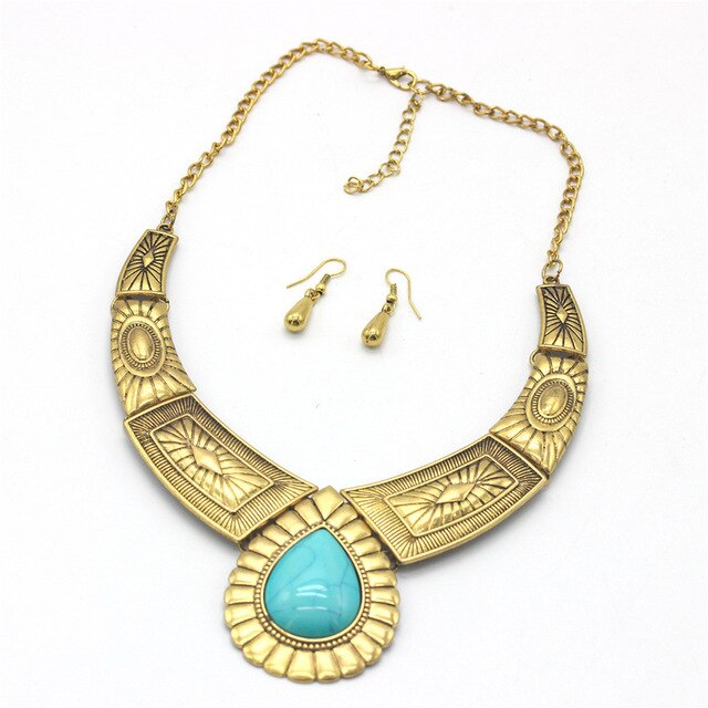 Vintage Stone Choker Necklace