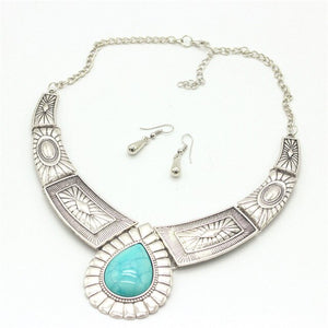 Vintage Stone Choker Necklace