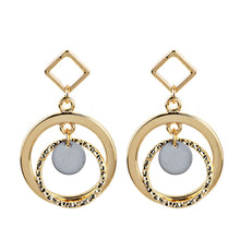 Load image into Gallery viewer, Exaggeration Earrings Big Round Circle