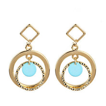 Load image into Gallery viewer, Exaggeration Earrings Big Round Circle