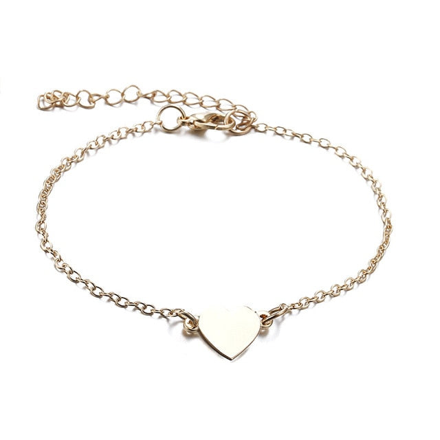 New Heart Female Anklets Bangle