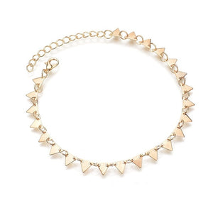 Boho Style Star Anklet Bangle
