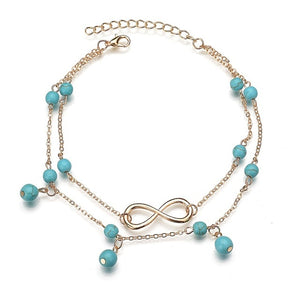 Boho Style Star Anklet Bangle